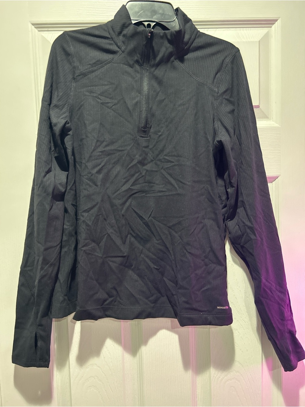 Black Women’s Quarter-Zip Sweater
